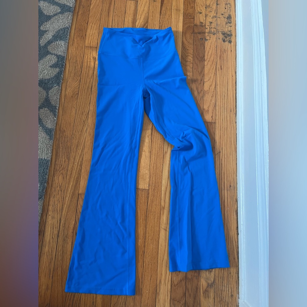 Lululemon Poolside Blue Groove Pant Flare High Rise